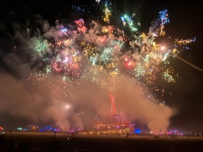 The Climax - The Burning of the Man: Pyro show