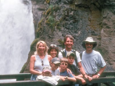 Banff National Park: Gang hiking Johnston Canyon