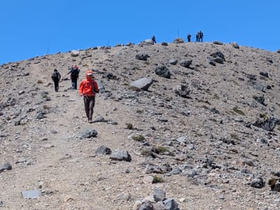 Tongariro National Park: Back to Lower Toma Lake