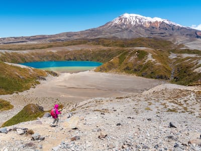 Tongariro National Park: Almost down
