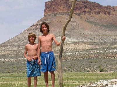 Flaming Gorge National Recreation Area  - Fire Hole Canyon: Inappropriate Dead Pelican Flag