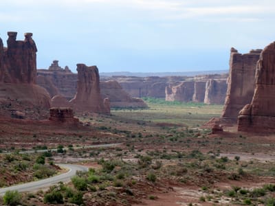 Moab - Town: Arches National Park post storm