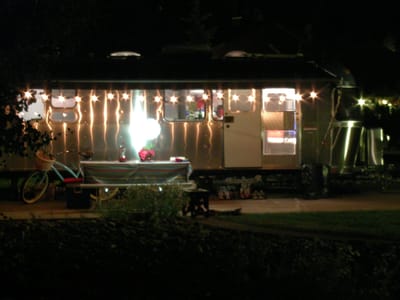 Breckenridge: Tiger Run neighbors in an Airstream