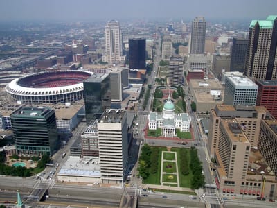 Gateway Arch / St. Louis: View from top of the Arch