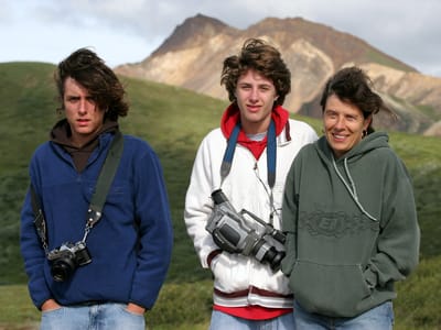 Denali National Park: Lolo and boys on bus tour