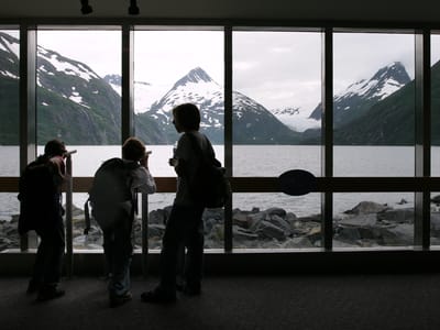 Portage Glacier: Begich, Boggs Visitor Center view
