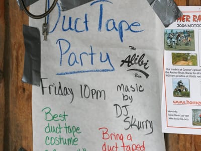 Homer: Duct Tape Party at Homer