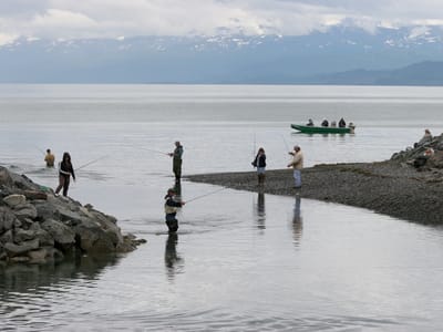 Homer: Inlet to Homer's 'Fishing Hole'
