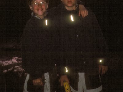 Jekyll Island: Boys at sunset