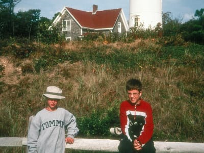 Provincetown: Boys with lighthouse