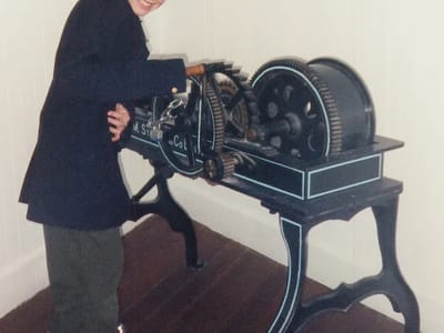 Chesapeake Bay Maritime Museum: Andrew as lighthouse keeper