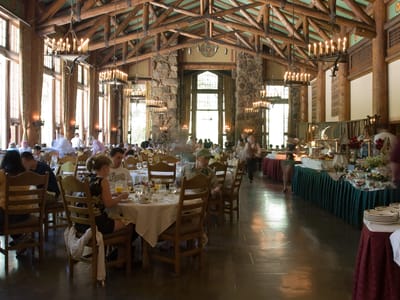 Yosemite Valley: Ahwahnee Hotel dining room