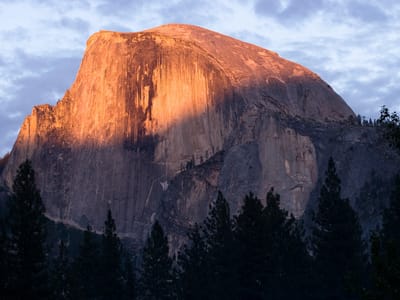 Yosemite Valley: Half Dome alpenglow