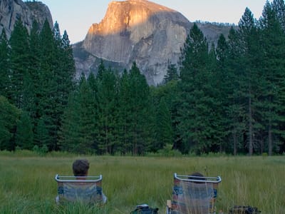 Yosemite Valley: Mom and Dad at Ahwahnee Meadow - AJG