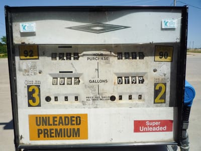Badlands National Park: Local Gas Station Pump