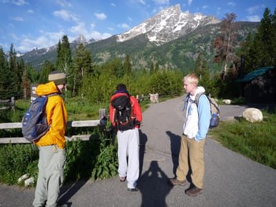 Grand Teton National Park: Setting Out From the Car
