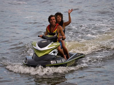 Friends' House in Virginia Beach: Andrew and Lolo on Jet Ski