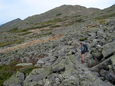 Madison Hut: Unpleasant Hiking Terrain