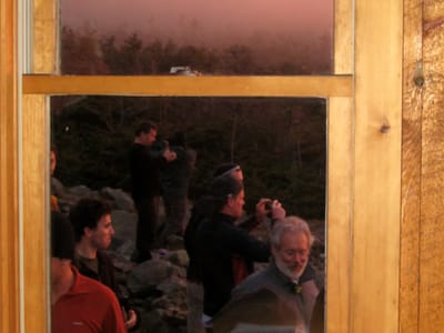 Madison Hut: Visitors at Madison Hut