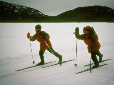 Carter Notch Hut: Cliff-hanging Bear-Bag