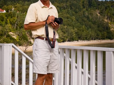 Tadoussac: Dad with Camera - AJG