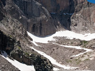 Estes Park: Andrew contemplating Longs Peak