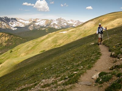 Rocky Mountain National Park: Herb hiking Mt. Ida trail