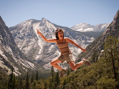 Sequoia and Kings Canyon National Parks: Mom Catching "Big Air" - AJG