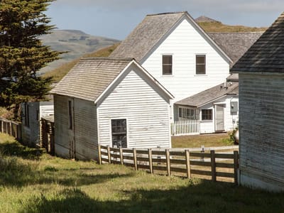 Sebastopol and Side Trips through Sonoma and Marin County: Ranch Buildings at Point Reyes National Seashore