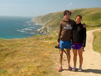Sebastopol and Side Trips through Sonoma and Marin County: Andrew and Celeste on Trail