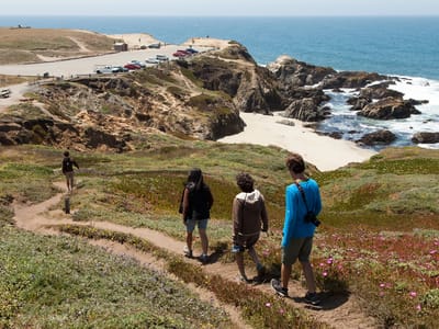 Sebastopol and Side Trips through Sonoma and Marin County: Bodega Bay Hike Descent