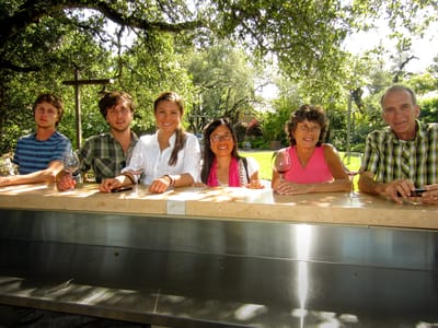 Sebastopol and Side Trips through Sonoma and Marin County: Gang at Arista Winery