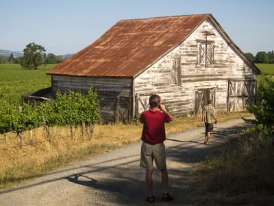 Sebastopol and Side Trips through Sonoma and Marin County: Photogenic Old Barn - TJG