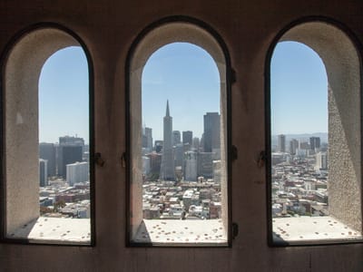 Sebastopol and Side Trips through Sonoma and Marin County: Coit Tower View