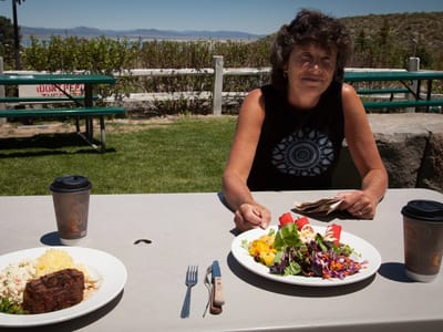 Mono Lake South Tufa State Reserve: Whoa Nellie’s Deli Buffalo Meatloaf & Lolo