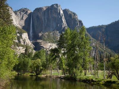 Yosemite Valley: Yosemite Falls and Merced River