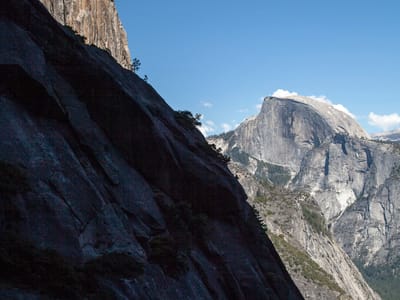 Yosemite Valley: Half Dome from Yosemite Falls Hike