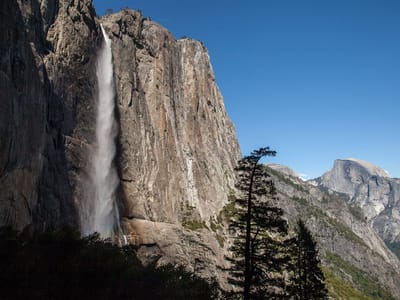 Yosemite Valley: Yosemite Falls and Half Dome