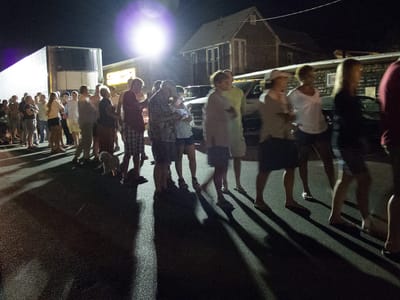 Oak Bluffs: The Line for Back Door Donuts