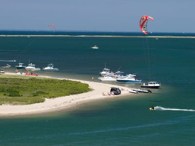 Chappaquiddick: Kite Boarders at the Gut