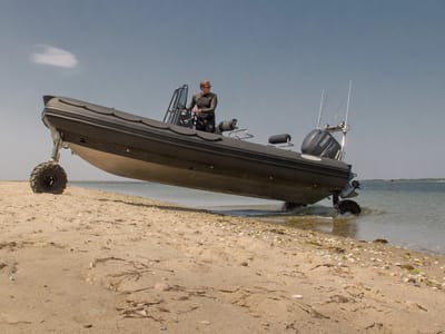 Chappaquiddick: 007 Inflatable Amphibious Boat at the Gut