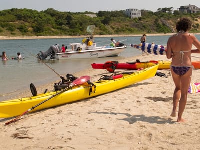 Chappaquiddick: Lolo and Kayaks at the Gut