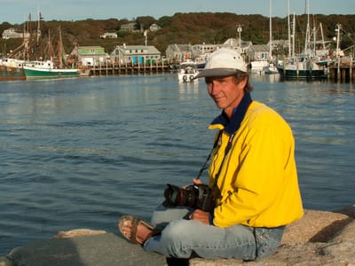 Aquinnah: Herb on Lobsterville Jetty