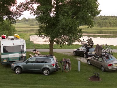 Lake Anita State Park: Modern Day Conestoga Wagons
