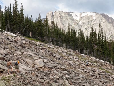 Rocky Mountain National Park: On Route to Lake Helene
