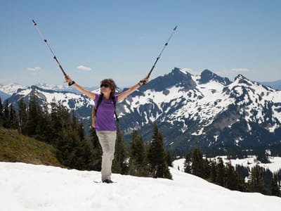 Mount Rainier National Park: Triumphant Lolo \"cheating death\" again