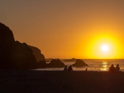 Mendocino: Caspar Beach Sunset
