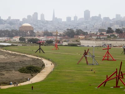 San Francisco North / Petaluma KOA and Side Trips to San Francisco: Crissy Field from Bike Ride