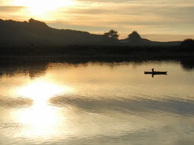 Sebastopol and Sonoma Coast State Park: Russian River Sunset