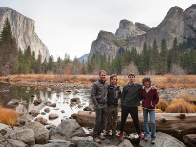 Yosemite National Park: Family Photo with El Capitan
